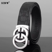 酷奇皮带男士 腰带 真皮商务送礼高档纯牛皮裤 正品 高端轻奢品牌新款