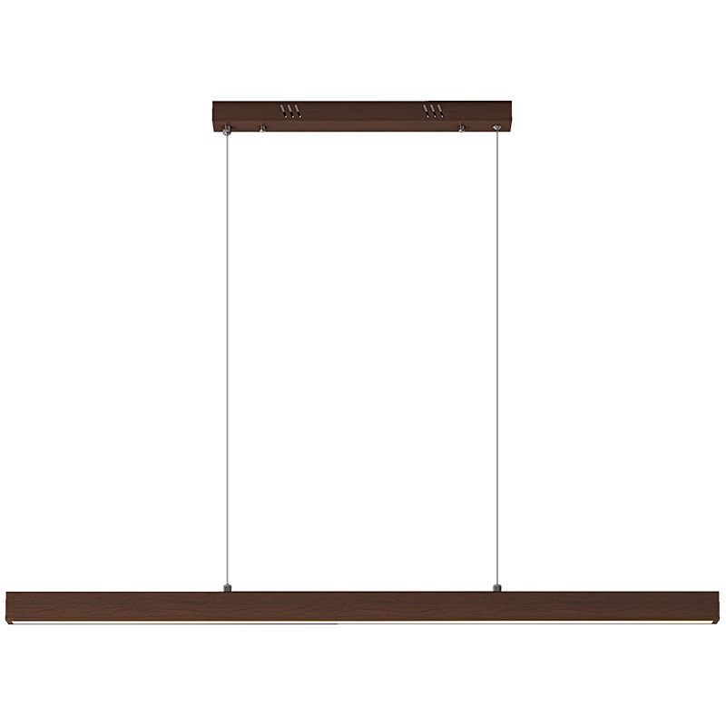 餐厅吊灯日式侘寂风极简一字长条吧台灯新中式中古风禅意茶室灯具