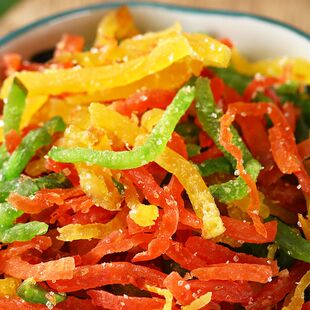 红绿三丝糖商用贵州四川冰粉粉配料青红丝八宝饭材料三色果脯蜜饯