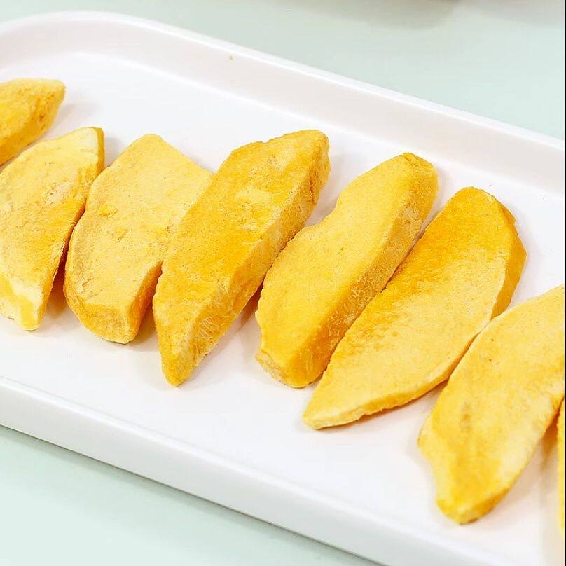 冻干芒果干芒果条批发即食原切冻干芒果脆烘培雪花酥休闲零食