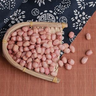 农家花生米大颗粒白沙白皮花生米农家新鲜花生仁无壳圆粒花生米