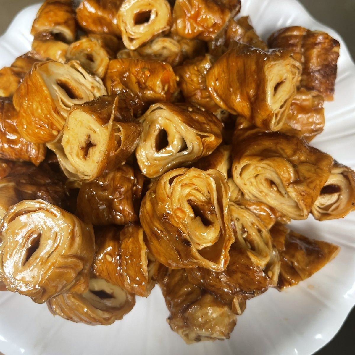 特产豆皮卷五香卷素食即食豆制品凉拌菜美味下酒菜开胃菜图片