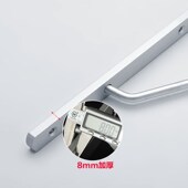 铝合金三角支架墙壁固定置物架托架隔板三脚架层板托三角支撑架