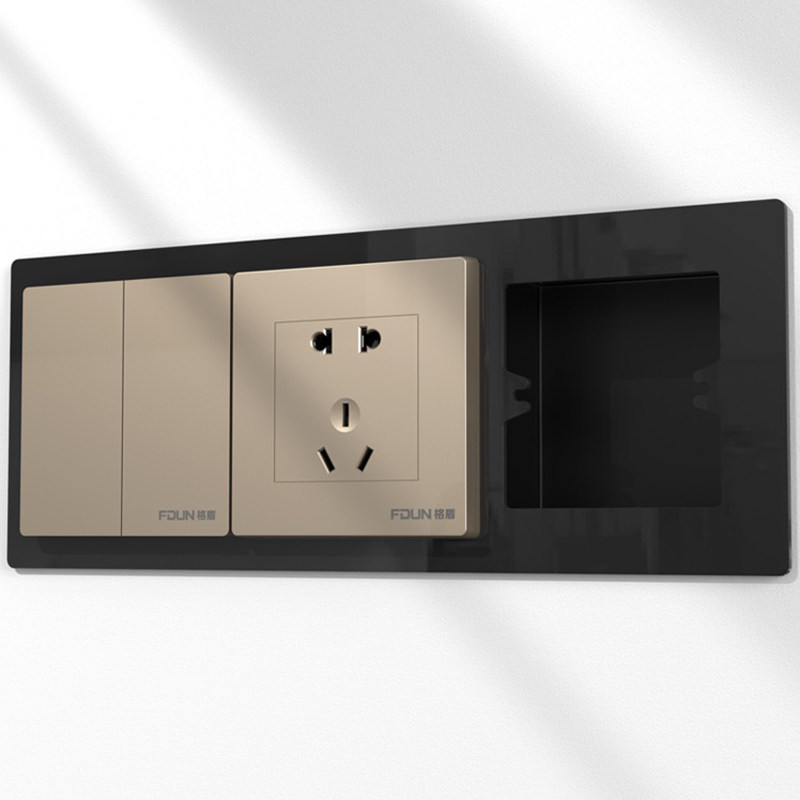 86型开关贴边框套插座遮挡美化缝隙孔洞面板遮丑装饰保护修补神器