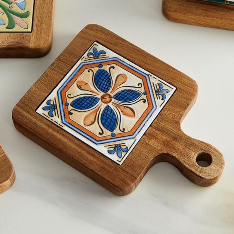 加厚大号方形实木隔热杯垫碗垫餐厅家用防烫陶瓷盘垫砂锅垫餐桌垫