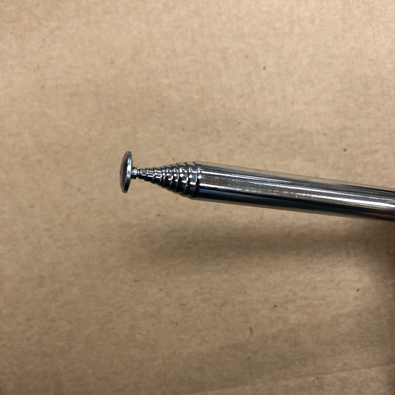 不锈钢伸缩拉杆天线超长10节1.2米M4内牙扁头超强信号宏高电子