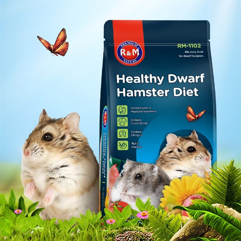 RM哈姆小宠仓鼠粮食主粮侏儒粮主食五谷饲料果蔬面包虫冻干肉零食