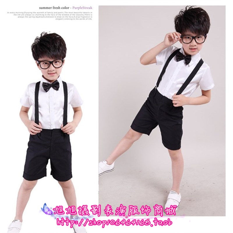 幼儿童公主裙蓬蓬纱演出礼服男女童合唱朗诵舞蹈服团体表演服装夏