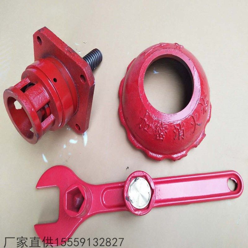 加密消火栓锁头防盗水地上栓磁性消防扳手室外地上栓改装钥匙定做