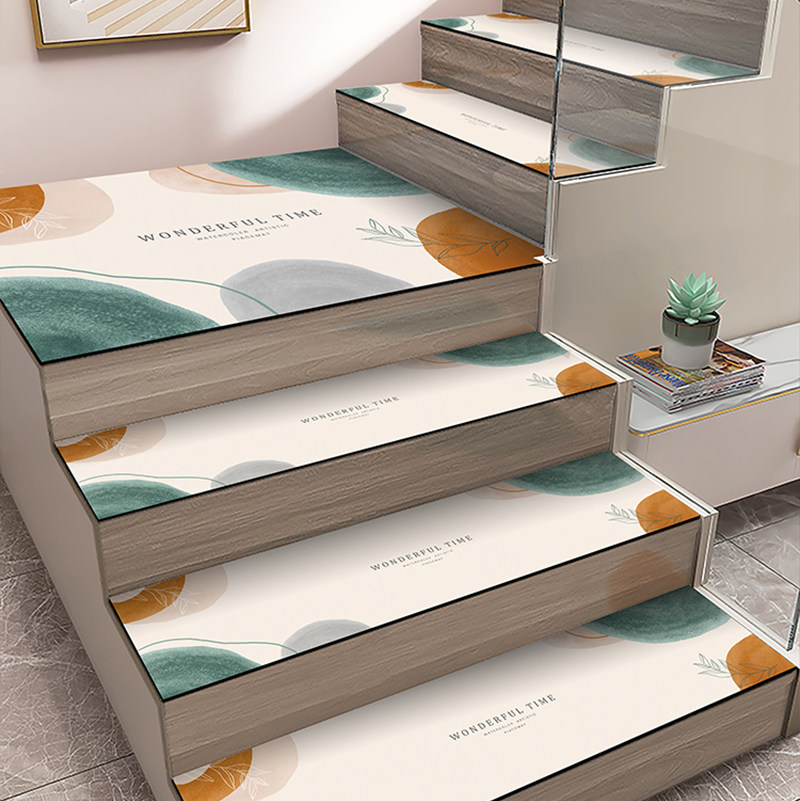 静音隔音条纹柔软楼梯踏步垫免胶自粘防滑台阶家用实木楼梯地垫,居家布艺,楼梯垫,淘宝优惠券,粉丝福利购,淘宝优惠卷