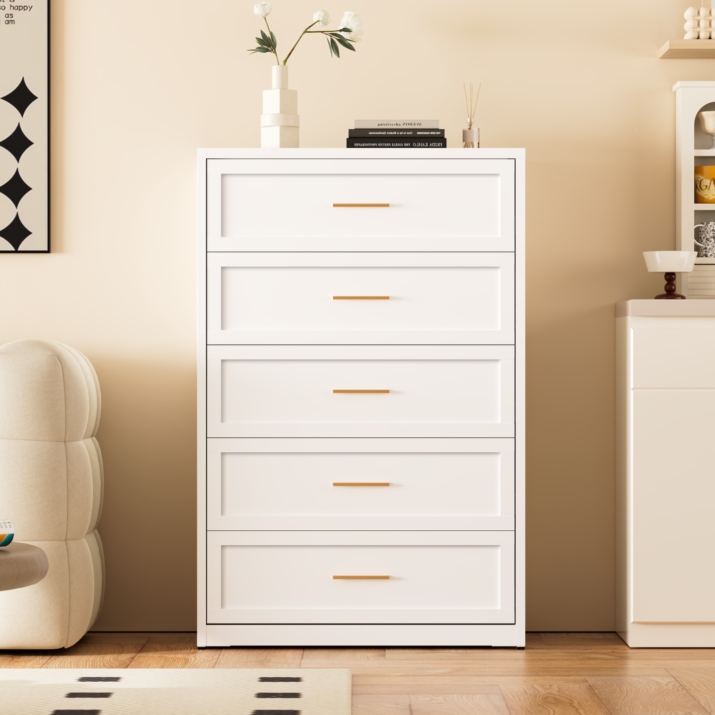【包安装】轻奢五斗柜客厅卧室收纳柜储物抽屉玄关柜五斗橱床尾柜