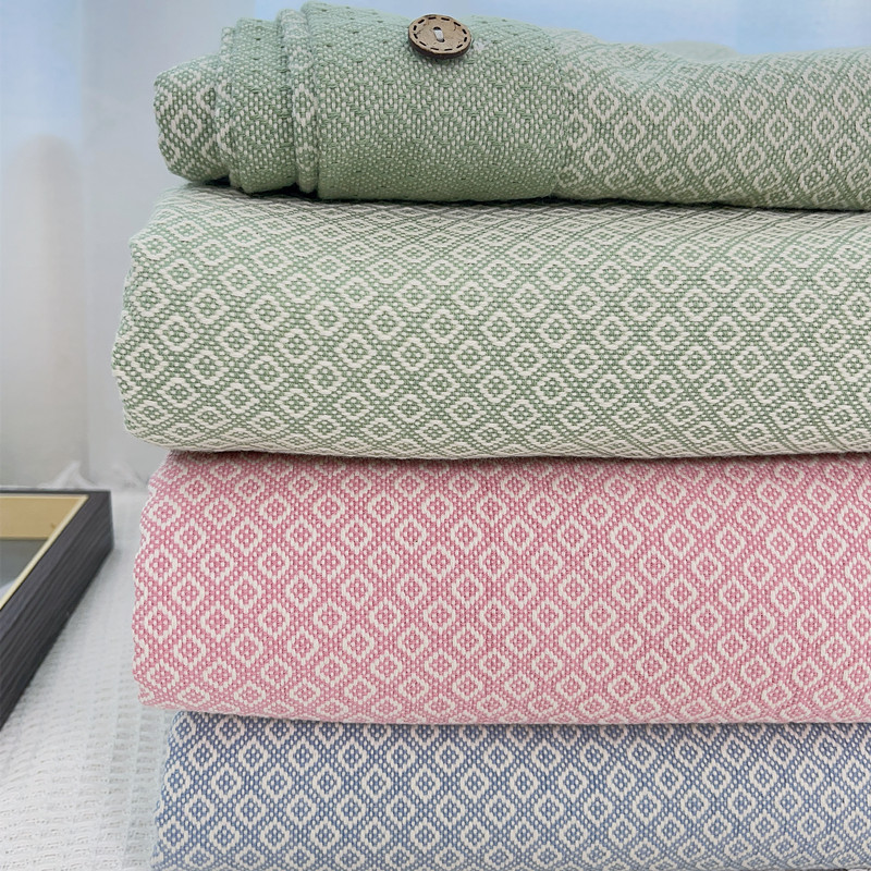 【A类高端粗布凉席】提花老粗布纯棉全棉夏季加厚加密床单三件套