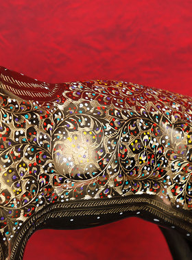 铜鹿摆件纯铜家居摆设客厅装饰品一对招财鹿玄关电视柜铜器工艺品