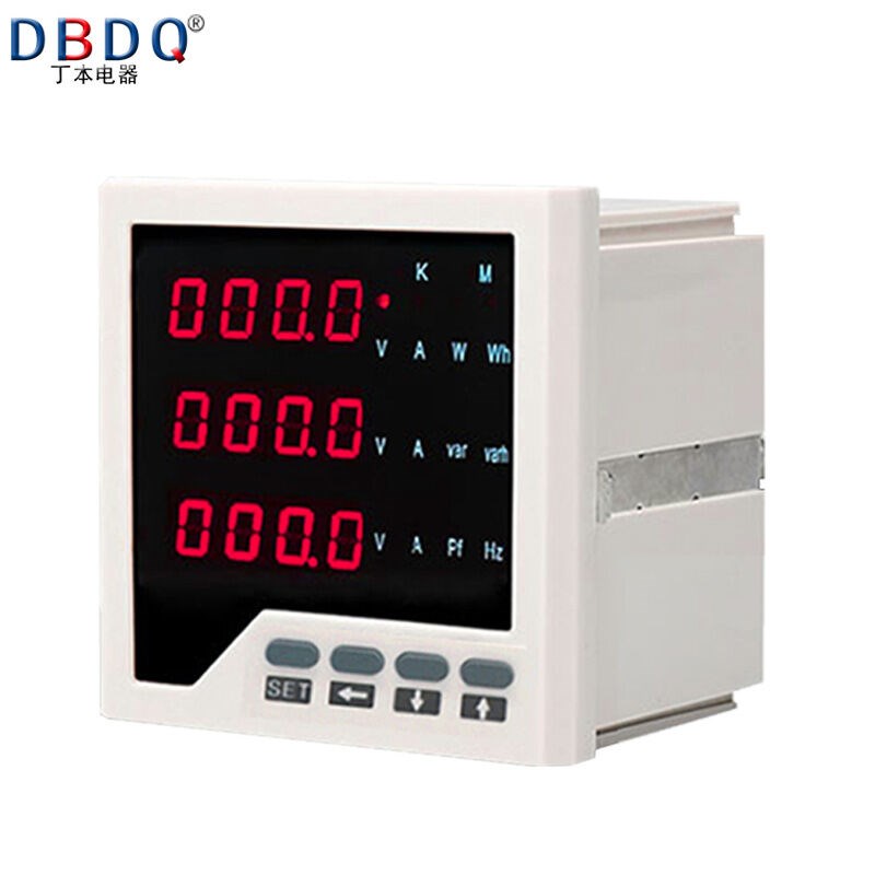 丁本电器(DBDQ)电流电压表数字双显多功能仪表485电力仪表组合