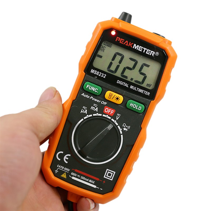 华谊MS8231家用型全自动数字万用表万能表无需换档智能防烧高精度