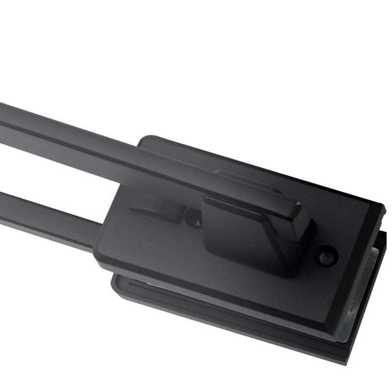 1618极简玻璃门浴室窄边框卫生间厨房铝合金平开门锁通用型门把手