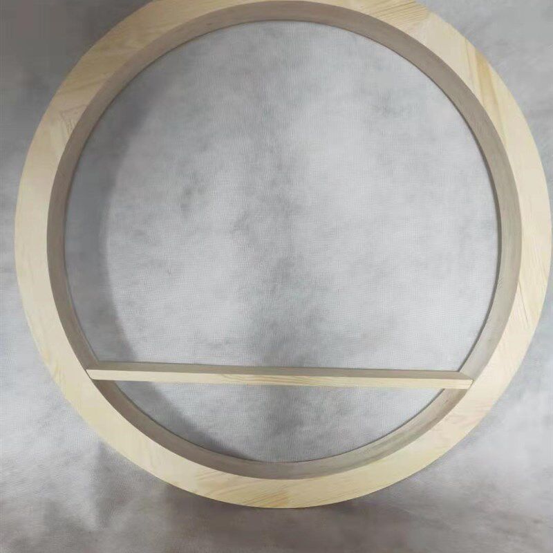 圆形实木框架装饰框新中式线条包边窗户套框垭口隔断屏风木制包邮