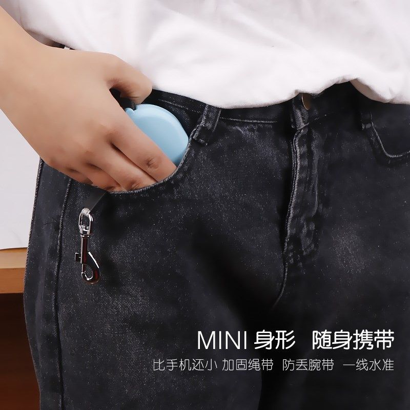 狗狗牵引绳防挣脱自动伸缩狗链子中型小型犬迷你狗绳遛狗神器用品