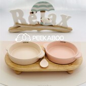 韩国宠物陶瓷新版 双耳碗猫碗狗碗小型犬宠物饭盆碗喝水零食碗饭盆