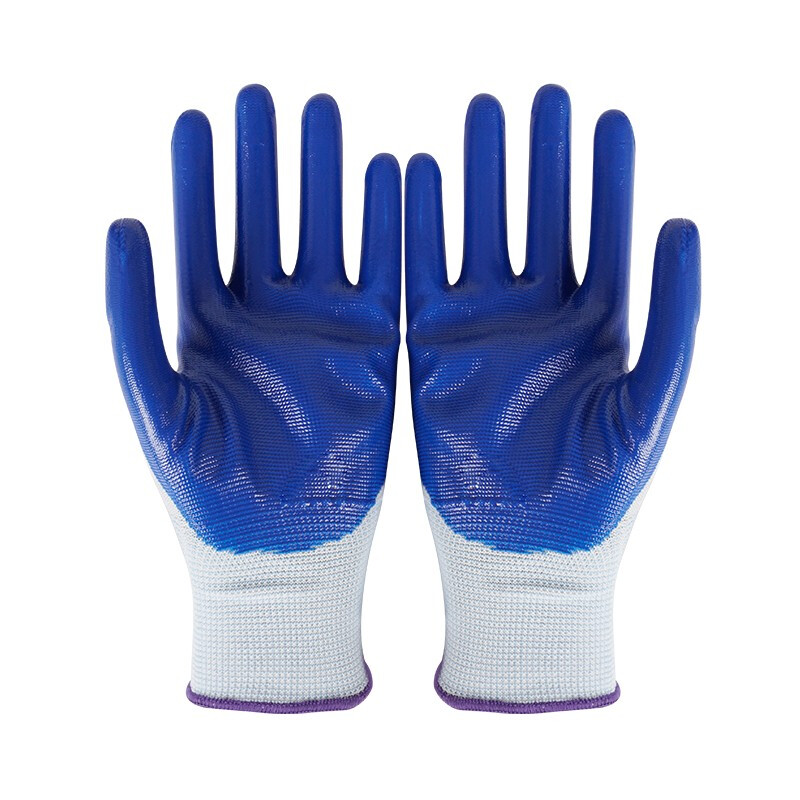 红宇N529星宇劳保手套N539丁腈浸胶工地维修耐磨耐油涂胶防护手套