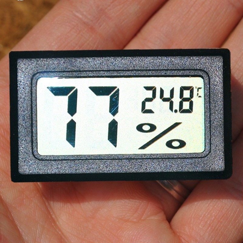 迷你宠物爬虫爬宠陆龟蛇守宫温湿度计家用温度计湿度计高精度
