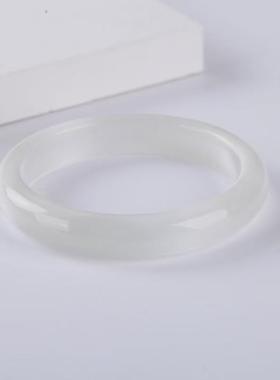 厂家直供高级感猫眼石手镯 白月光冰冰蓝香槟色手镯玻璃手环饰品