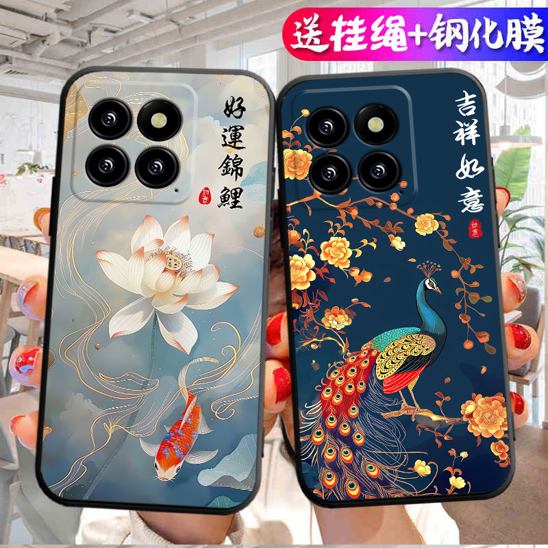 适用于小米14手机壳23127PN0CC创意xml4硅胶23l27pn0cc卡通小咪14个性miui14指环扣小迷14保护套简约吉祥如意
