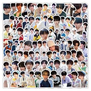 202张苏新皓时代少年高颜值贴纸明星装 饰周边diy手账贴画手机防水