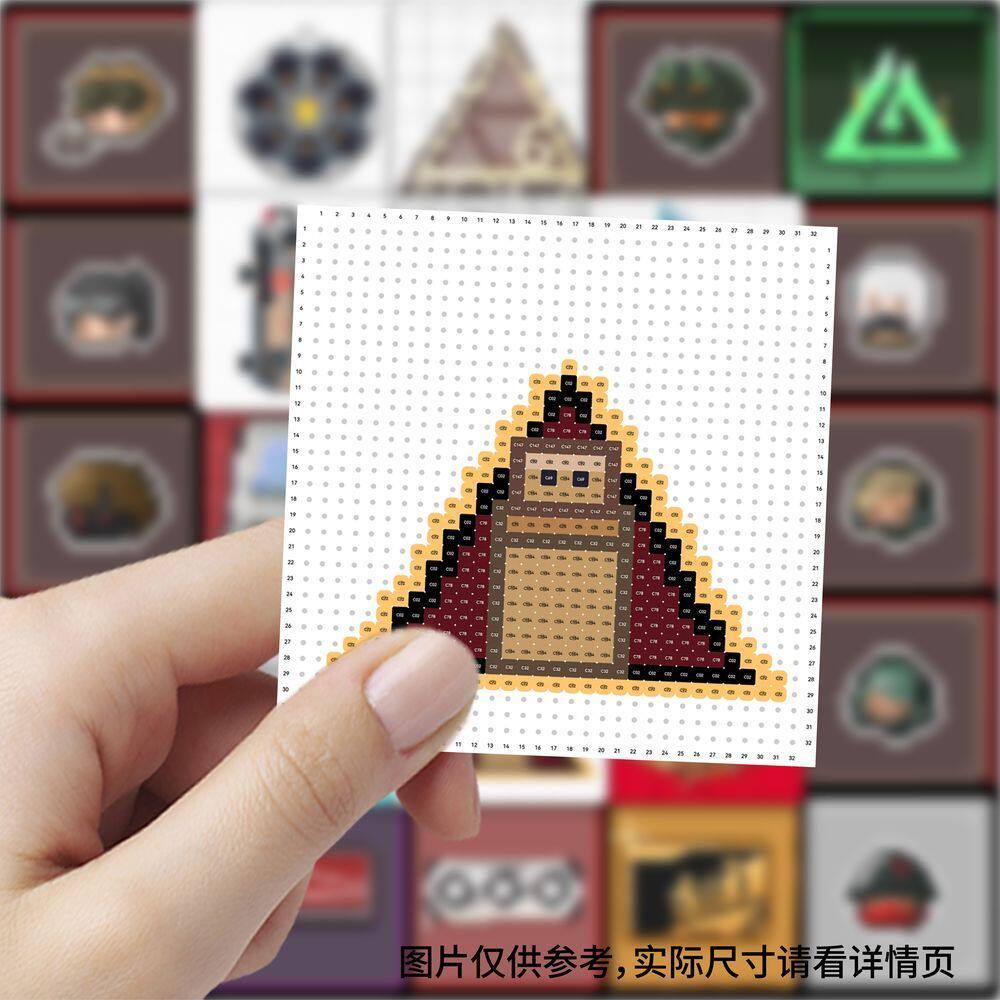 177张三角洲拼豆图纸贴纸游戏创意像素风小图纸参照例图桌面贴画,文具电教/文化用品/商务用品,贴纸/立体贴纸,淘宝优惠券,粉丝福利购,淘宝优惠卷