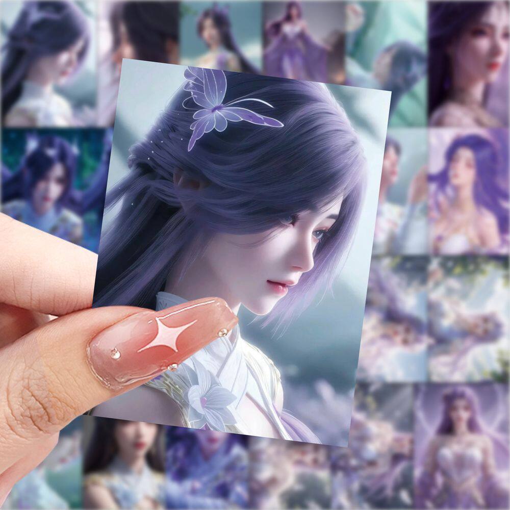 188张完美世界云曦壁纸贴画动漫二次元周边贴画手机手账装饰贴纸