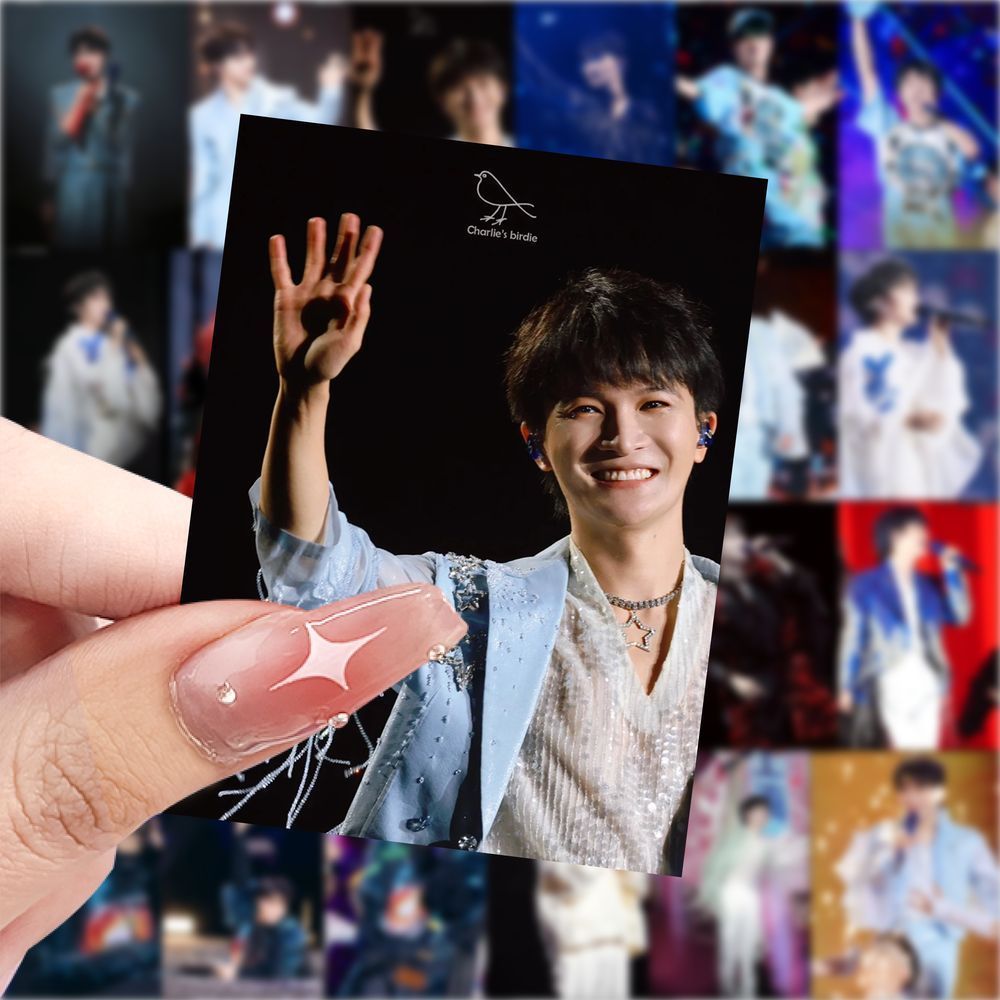 188张周深演唱会周边贴纸ins高颜值diy明星手账装饰笔记本手机