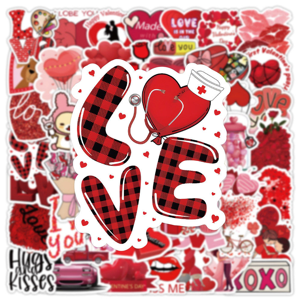 450张情人节贴纸LOVE英文红色浪漫玫瑰爱心卡通图案diy装饰手账贴,文具电教/文化用品/商务用品,贴纸/立体贴纸,淘宝优惠券,粉丝福利购,淘宝优惠卷