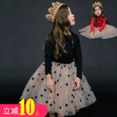 女童春装 b2024新款 连衣裙3秋冬4薄绒5洋气公主裙6岁儿童蓬蓬纱裙