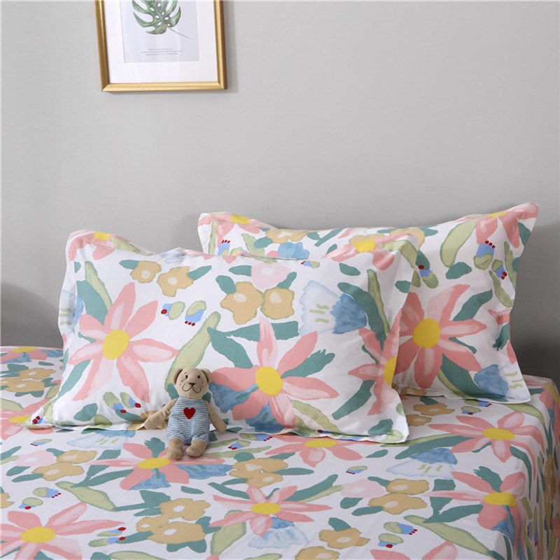 加厚加密纯棉斜纹拉链式枕套一对装全棉48x74单人成人床上枕头套