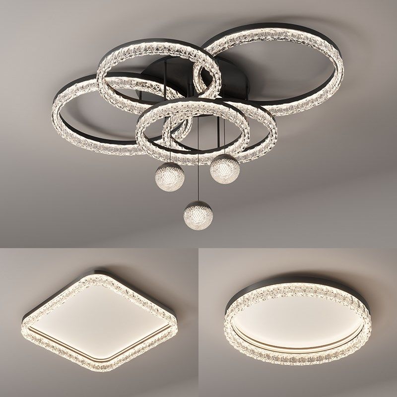 客厅主灯2025新款轻奢卧室全屋中山灯具现代简约大气客厅灯吸顶灯