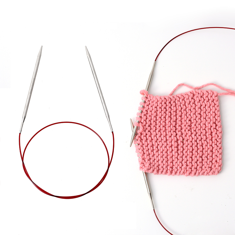 潮钩牌环形针 毛衣针不锈钢直针编织毛衣围巾专用毛线针套装工具