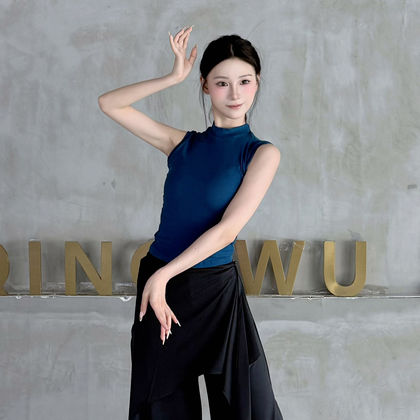 优悦姿夏季女款舞蹈练功背心图片