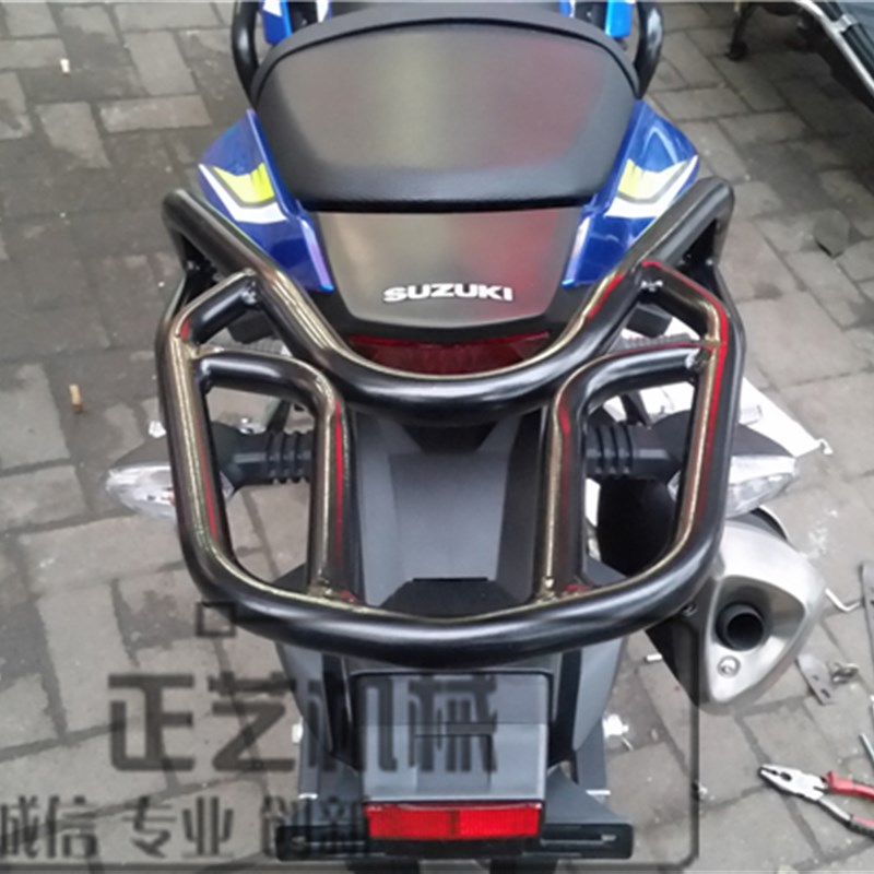GSX250R后货架 尾箱架 尾翼 高强度载物架 后备箱架配件