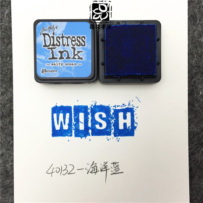 Ranger迷你复古旧色斑驳印台 橡皮章纸艺印泥染卡手帐单色印台