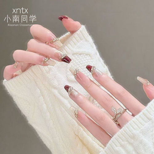 【交个朋友】美甲穿戴甲甲片气质喜宝茉哉指甲贴片猫眼显白高级感