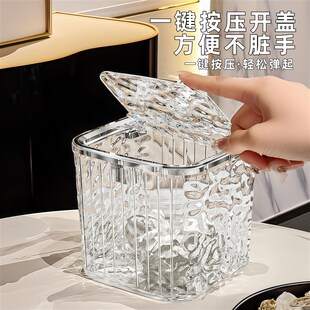 小垃圾桶卧室茶几家用桌上迷你可爱车载收纳 高颜值轻奢桌面按压式