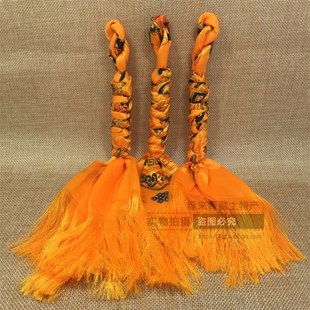 八宝印哈达金刚结车挂汽车挂件平安车内挂饰大号五彩 西藏