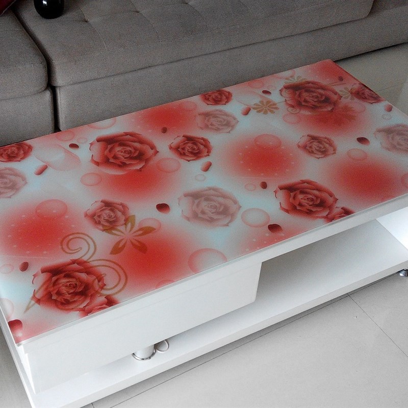 软质玻璃桌布透明磨砂PC桌布防水圆桌台布水晶茶几桌垫加厚