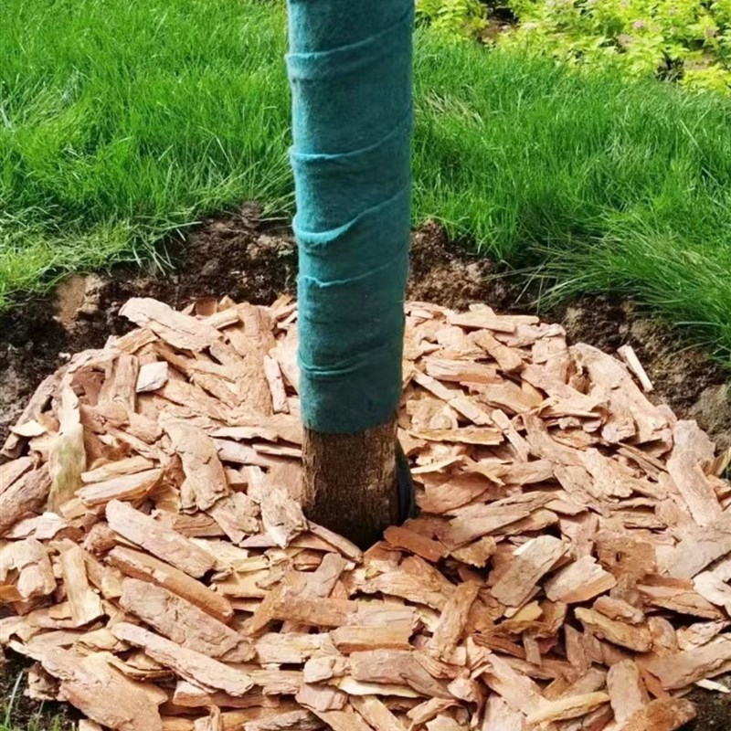 打磨松树皮造景园林有机覆盖物花池树穴花园庭院碎干树皮松鳞铺面
