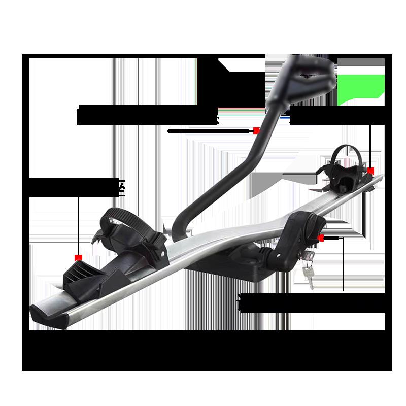 汽车车顶自行车架行李架 车顶自行车挂架 汽车自行车车载架通用款