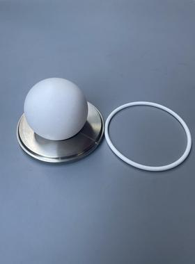 气动隔膜泵配件3寸ARO英格索兰耐腐蚀耐酸碱四氟球不锈钢球座