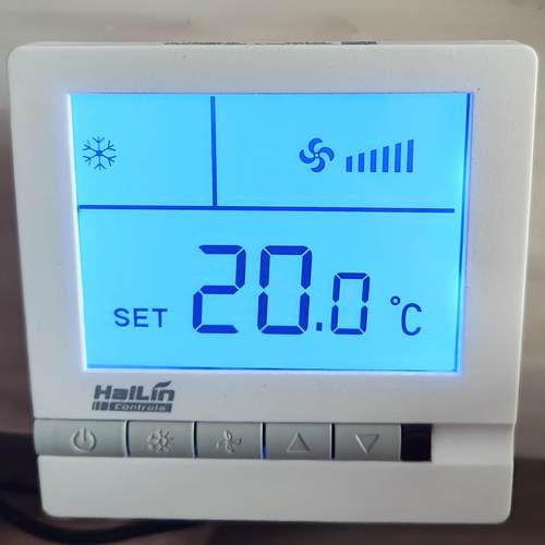 温控器开关水冷中央空调控制面板温度控制器风机盘管三速水地暖