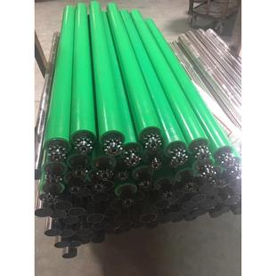 直径50包60聚氨酯胶辊动力双排链轮滚筒