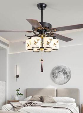 52-FXB6中式吊扇简约客厅餐厅风扇灯吊灯静音书新房茶电室扇灯厂