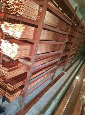 T2国标紫铜排扁条镀锡紫铜排导电紫铜冷排接地铜排TMY 铜条铜母排